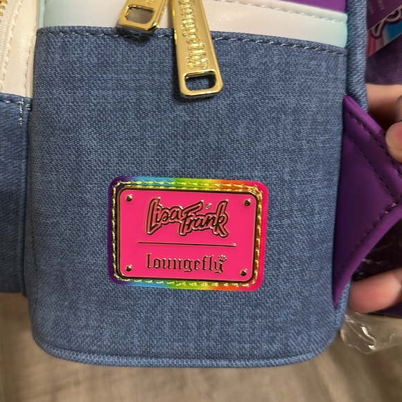 BNWT loungefly backpack Lisa Frank panda painter - Picture 3 of 5